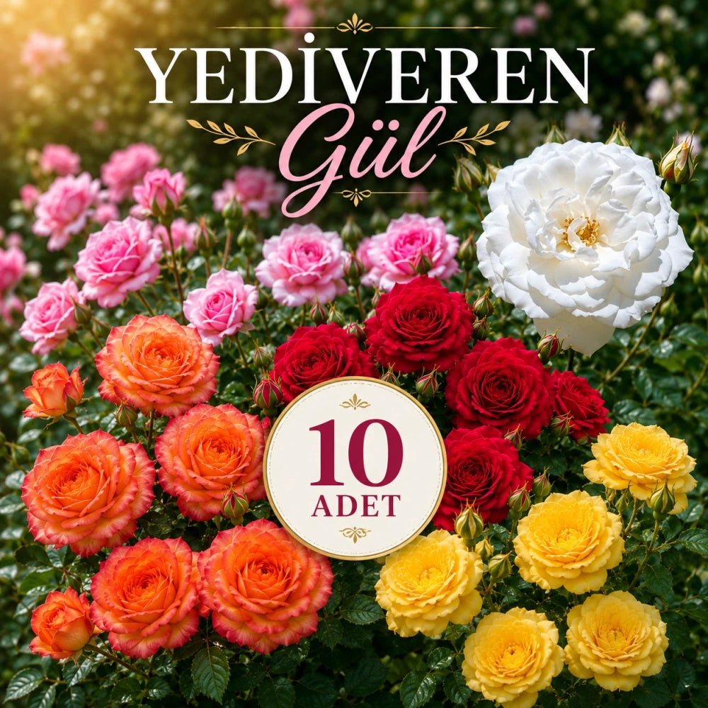 Yediveren Gül KAMPANYALI 10 ADET